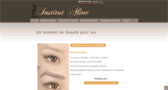 Desktop Screenshot of institut-aline.com