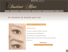 Tablet Screenshot of institut-aline.com